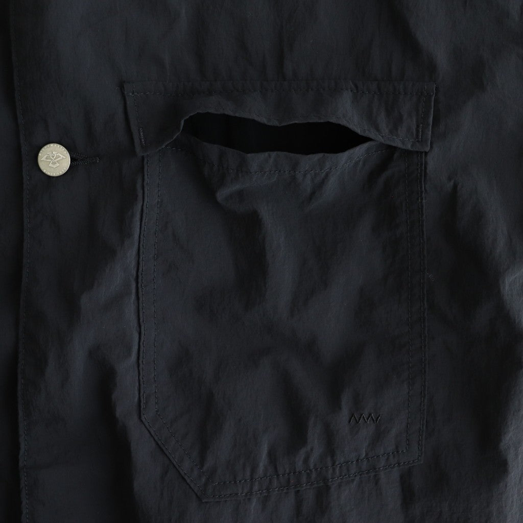 SM FIELD SHIRT SS feather nylon #BlackNavy [25s_SMMS254116]