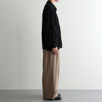 DOUBLE PLEATED BUGGY TROUSERS #BEIGE [M26C06PT01C]