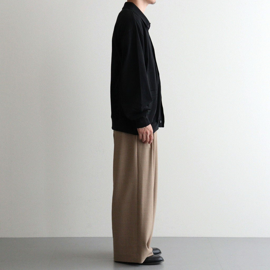 DOUBLE PLEATED BUGGY TROUSERS #BEIGE [M26C06PT01C]
