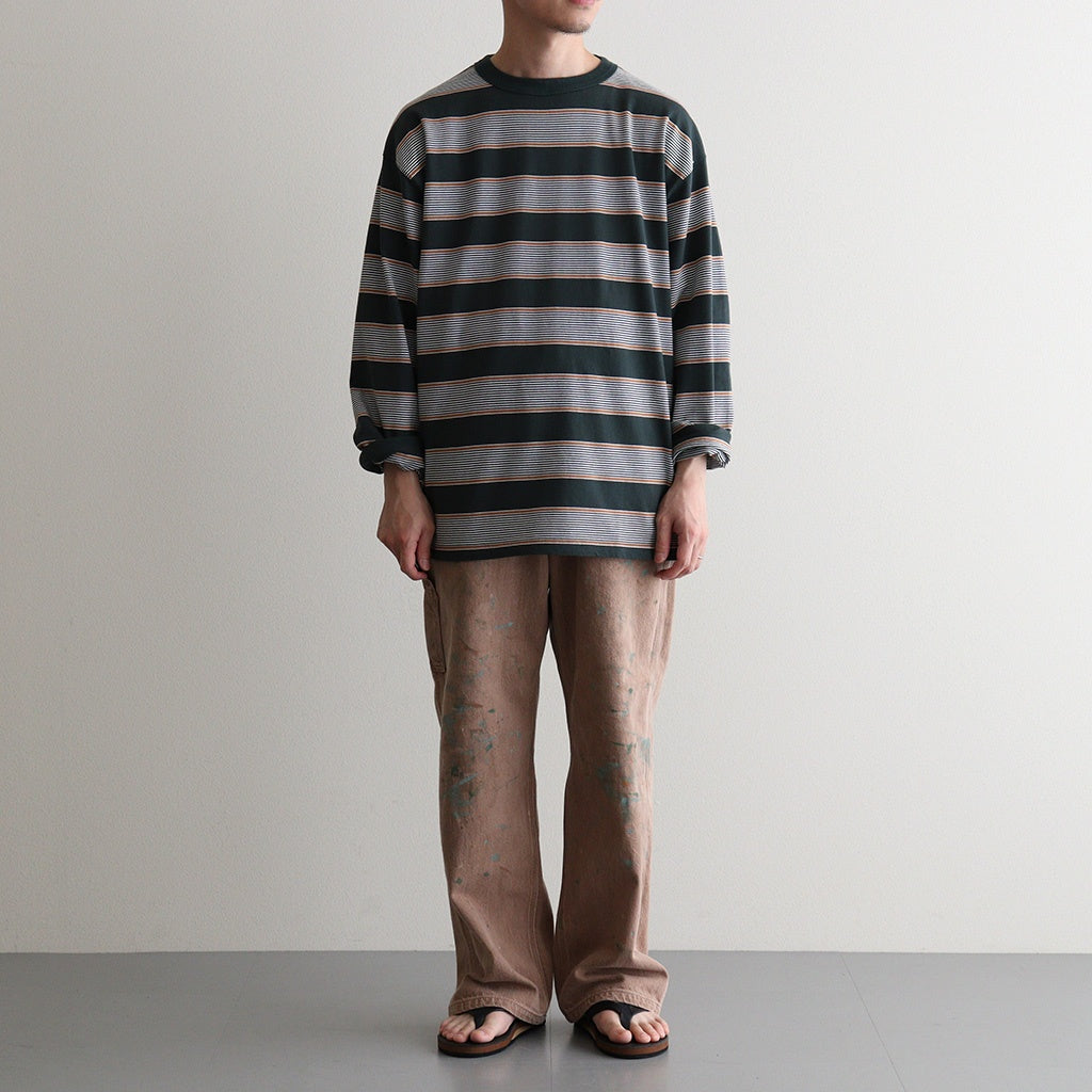 DENIM PAINTER TROUSERS #BROWN(PAINTED) [PMAV-PT10]