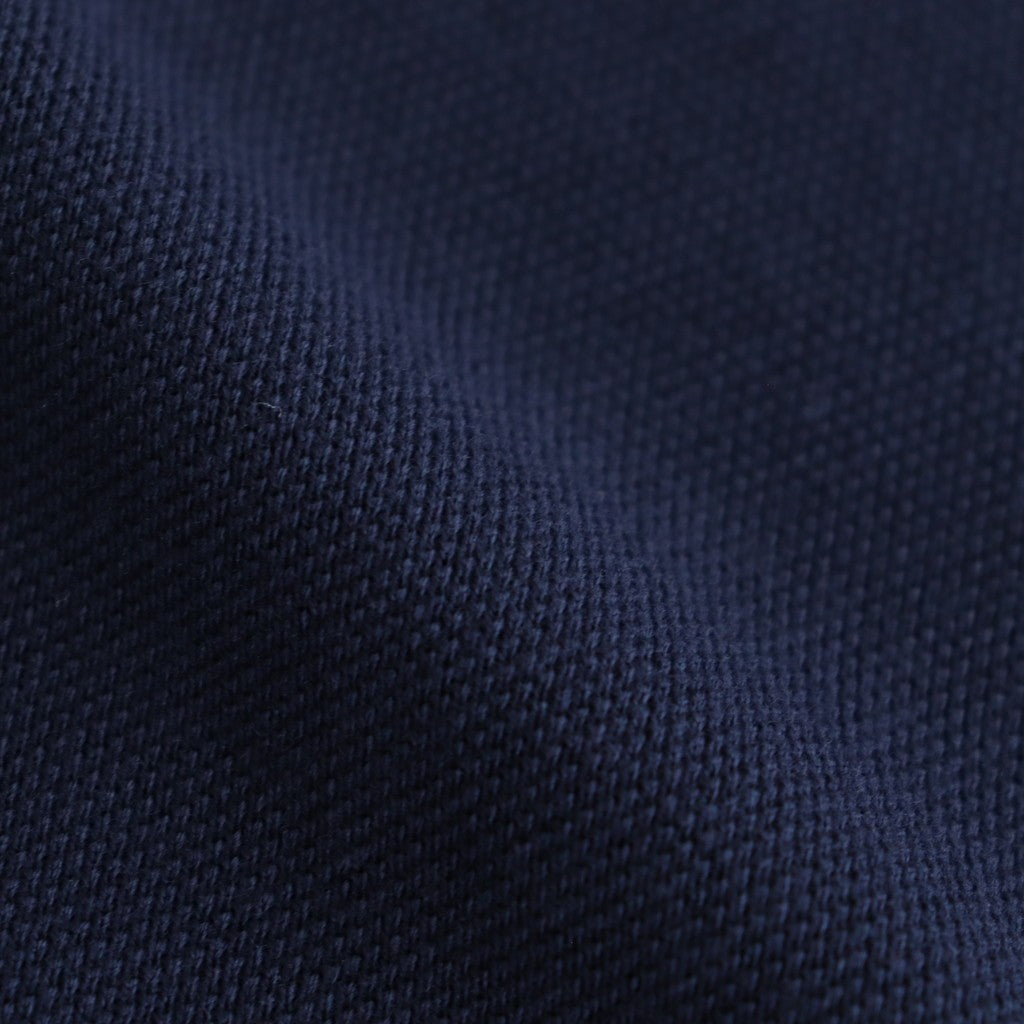 Moss Stitch Field Big Polo #Navy [N25SH091]