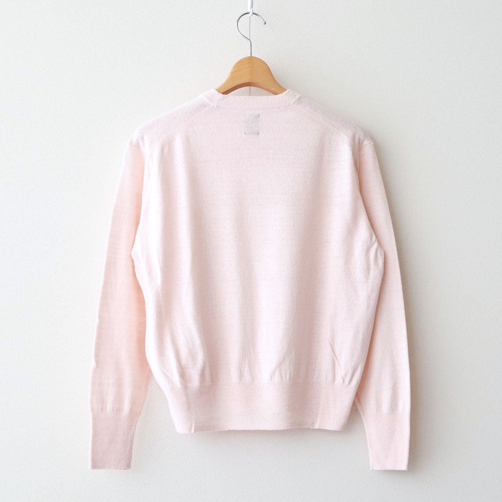 REVIVAL SOFT SILK CREW NECK #PINK [BN-26SL-033]