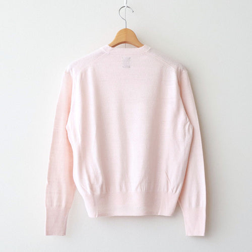 REVIVAL SOFT SILK CREW NECK #PINK [BN-26SL-033]