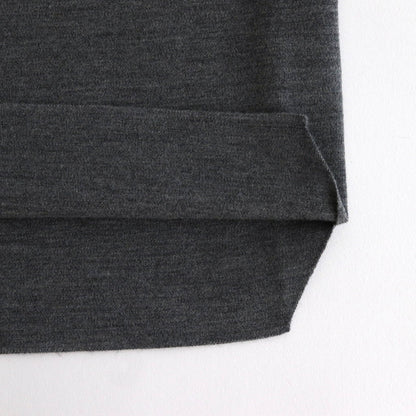 32G SMOOTH WOOL POLO #GRAY [BN-24FM-024]