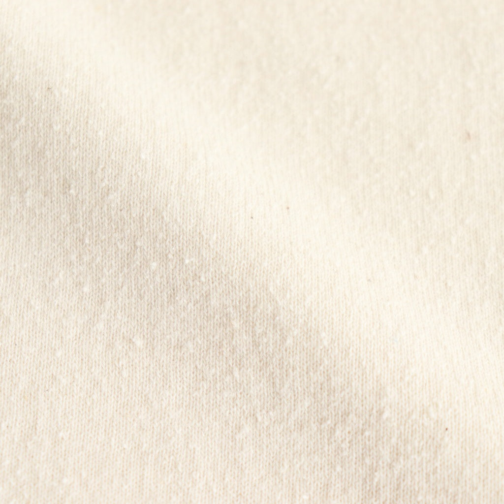 Co/Silk Nep Harf-Zip Shirt #Ivory [BHS25S037]