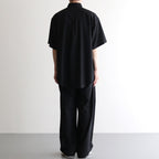 COMFORT FIT S/S SHIRT #BLACK [A25B03SH01B]