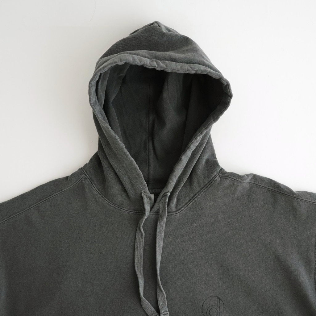 1984 PRINT PIGMENT HOODIE #CHARCOAL [DNA26T04]