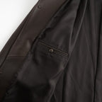Steer Leather Coverall #DarkBrown [BHS25F002F26]