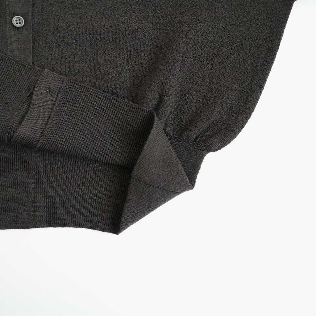 Big Collar Knit Cardigan #DARK GRAY [NEP-AW2621]