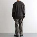 BLENDED KEMPI CREW-NECK SWEATER #BARK [252OJ-KN01]