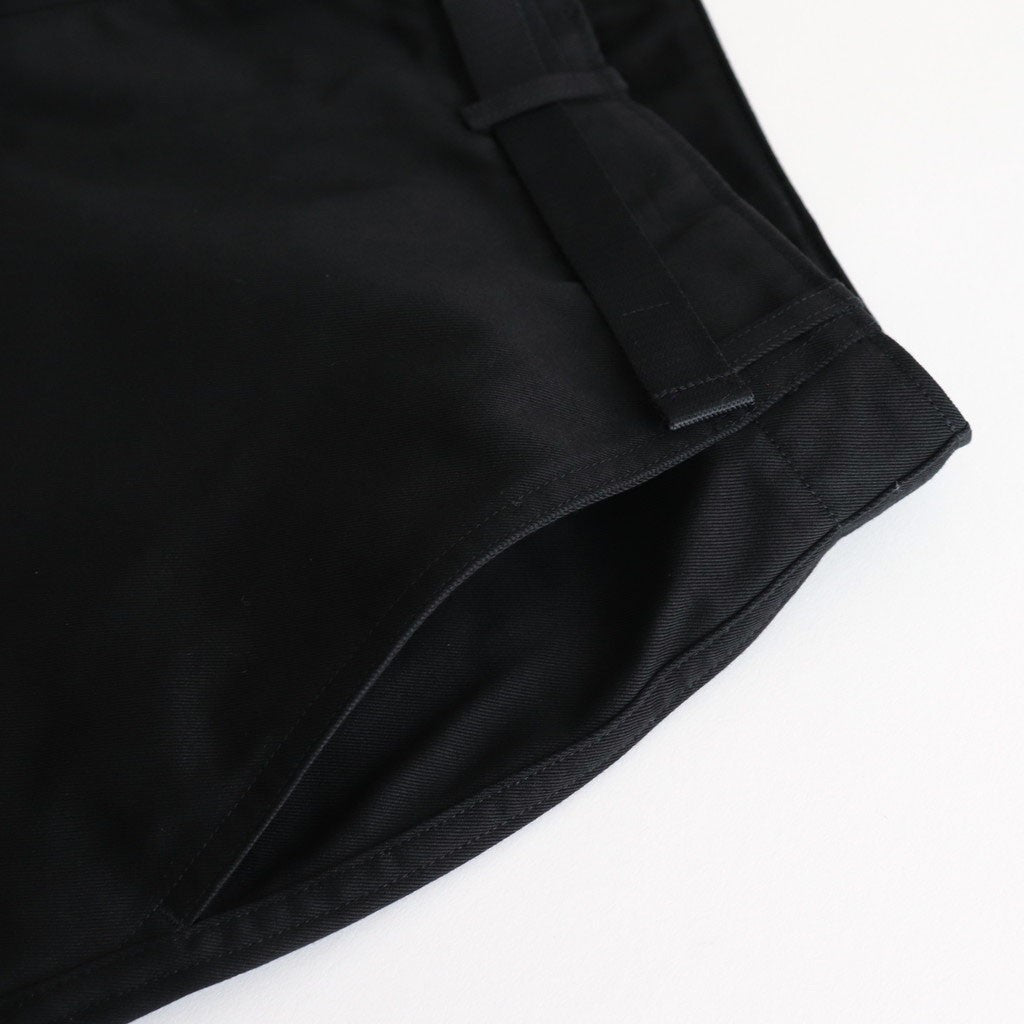 Chino Wide Straight Field Pants #Black [N25SC093]