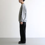Crew Neck Sweat #Heather Gray [S25SH011]