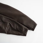 Steer Leather Coverall #DarkBrown [BHS25F002F26]