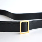 FLAP SHOULDER BAG S #BLACK [BG-31-COW-5]