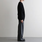 REVIVAL SILK CREW NECK #BLACK [BN-26SM-041]