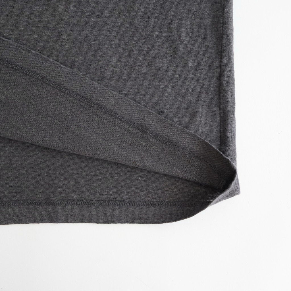 NORMANDY LINEN T-SHIRT #GRAY [BN-26SM-071]