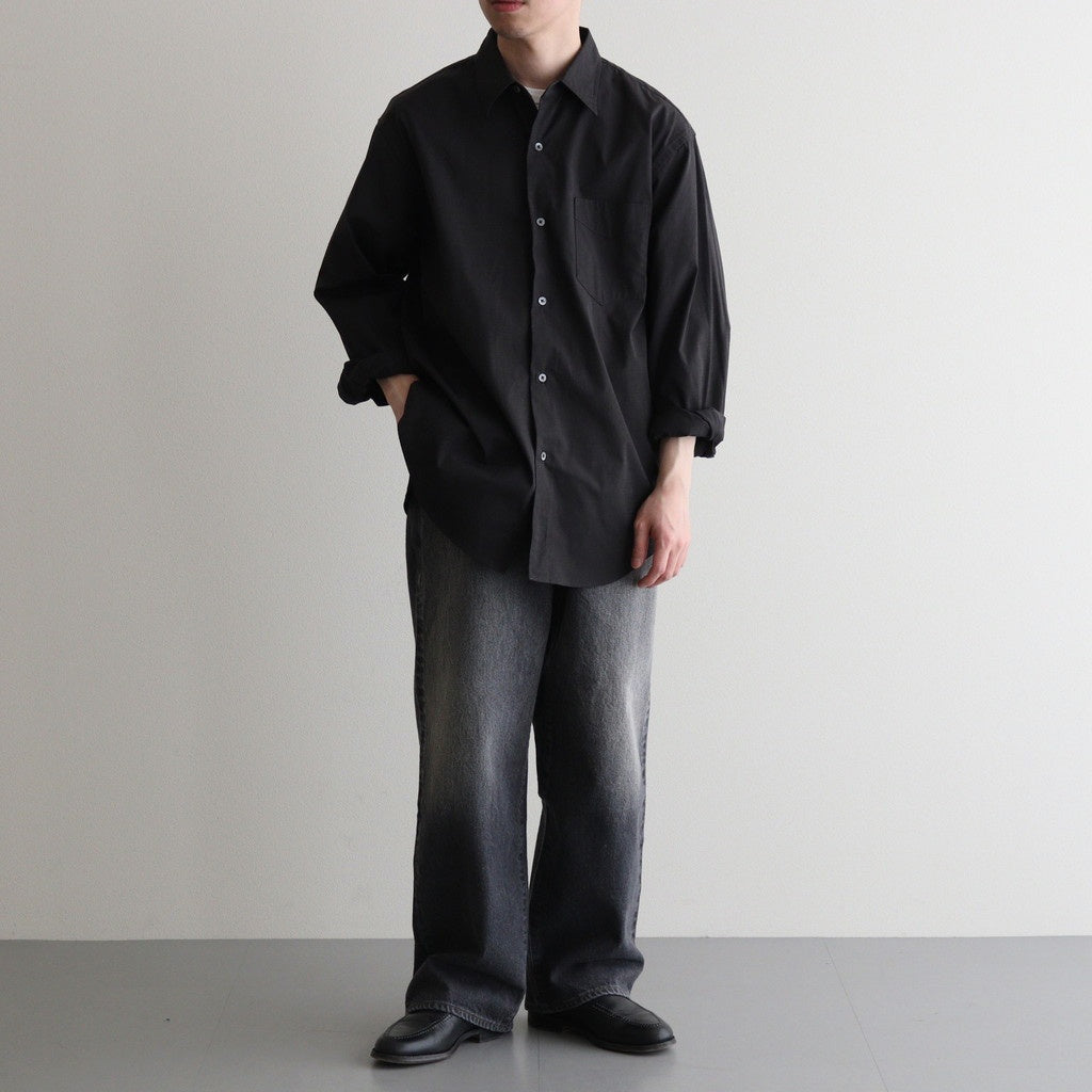 REGULAR COLLAR DRESS SHIRT #CHARCOAL [PM-LS01]