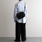 SQUARE SHOULDER BAG #BLACK [BG-45-COW-5]