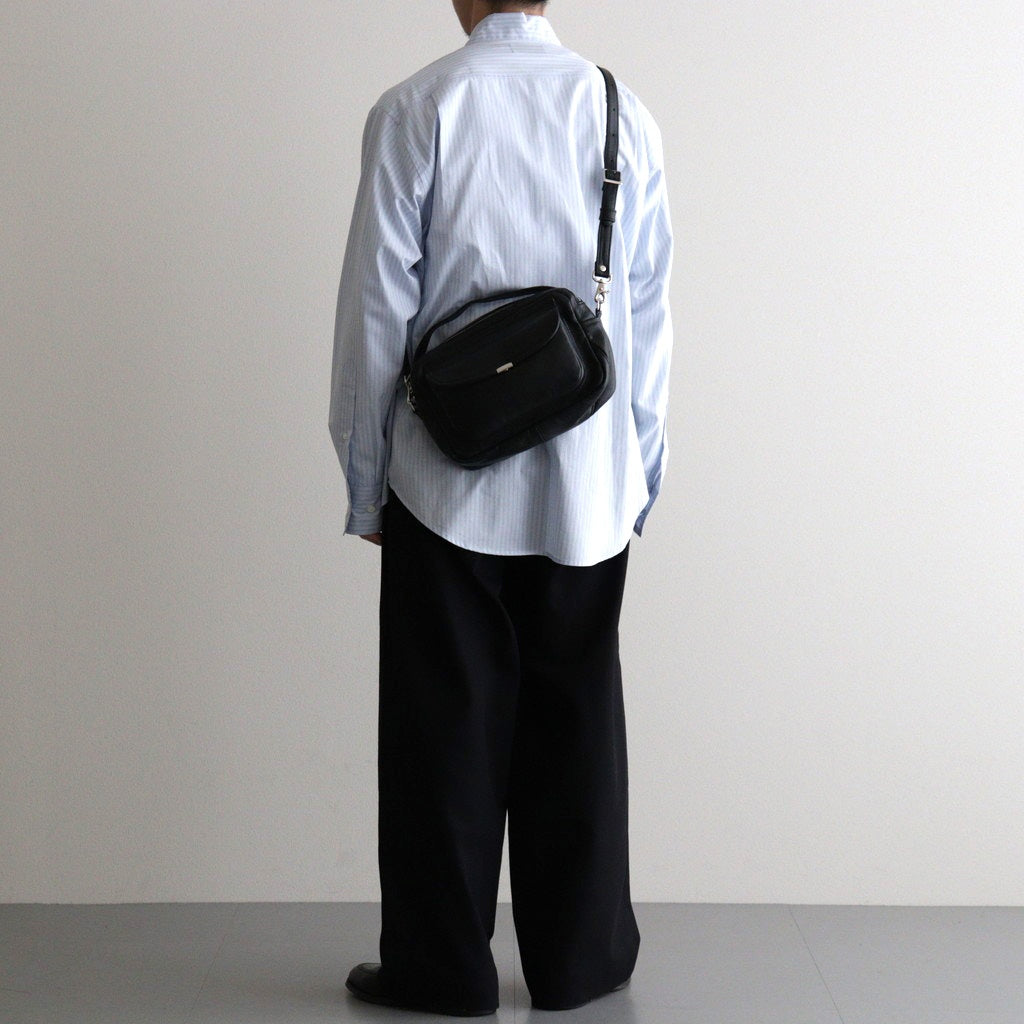 SQUARE SHOULDER BAG #BLACK [BG-45-COW-5]