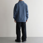 11oz Half Zip Sweatshirt #Sax [N25SH010]