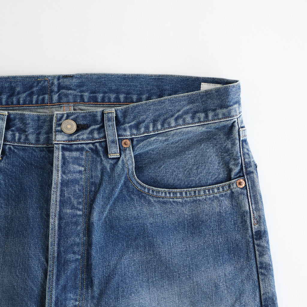 13.5oz Denim Pants Narrow #USED-Indigo [bROOTS24F10F25USD]