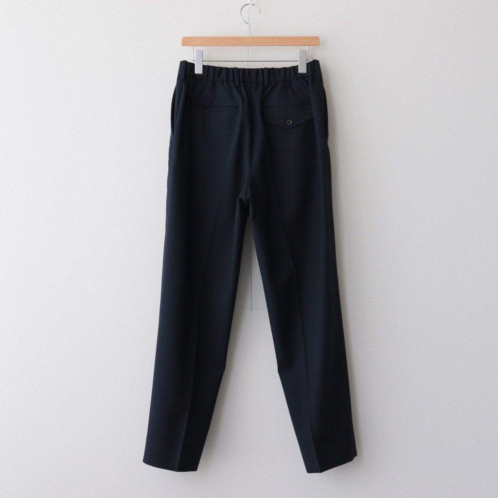 FLAT FRONT TROUSERS #NAVY [A23C-04PT01C] _ MARKAWARE | マーカ