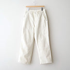 DUCK CLOTH DOUBLE KNEE PAINTER #IVORY(FADED) [PMAW-PT06]