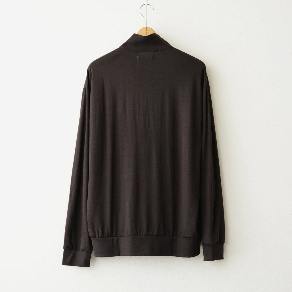 HALF-ZIP STAND #DARK BROWN [M26C15CS02C]