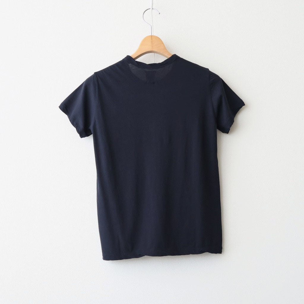 CHIFFON T-SHIRT (COMPACT) #DARK NAVY [BN-26SL-048]