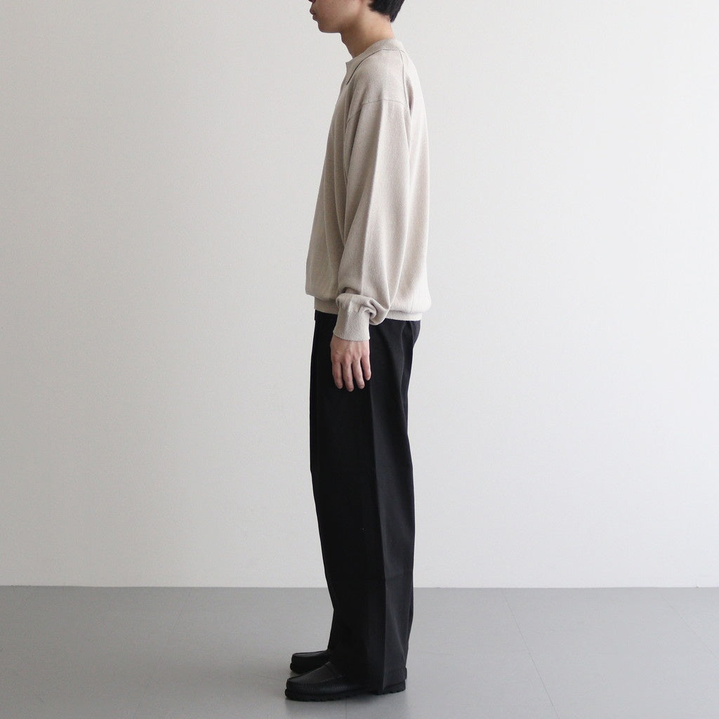 SILK POLO SKIPPER #IVORY [BN-25SM-037]