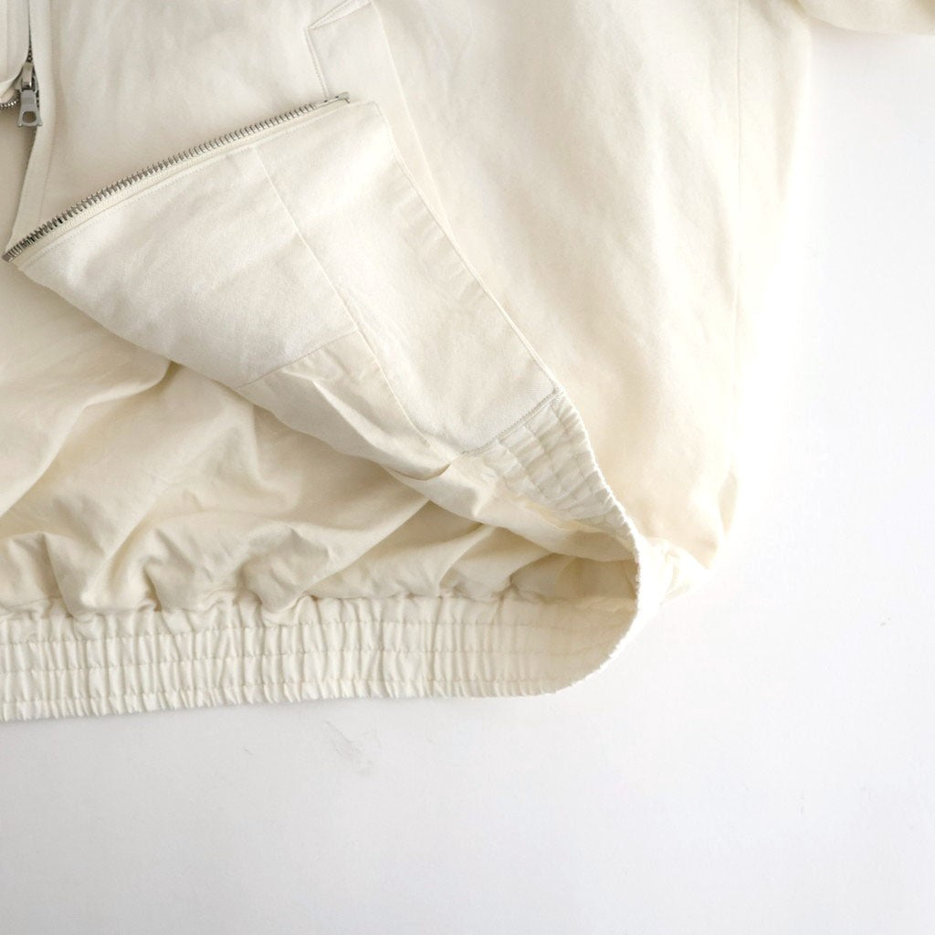 Washed Wool Silk Sports Jacket #Ivory [BHS26F020]