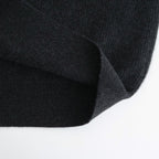 CASHMERE FOX POLO #CHARCOAL [BN-25FM-055]