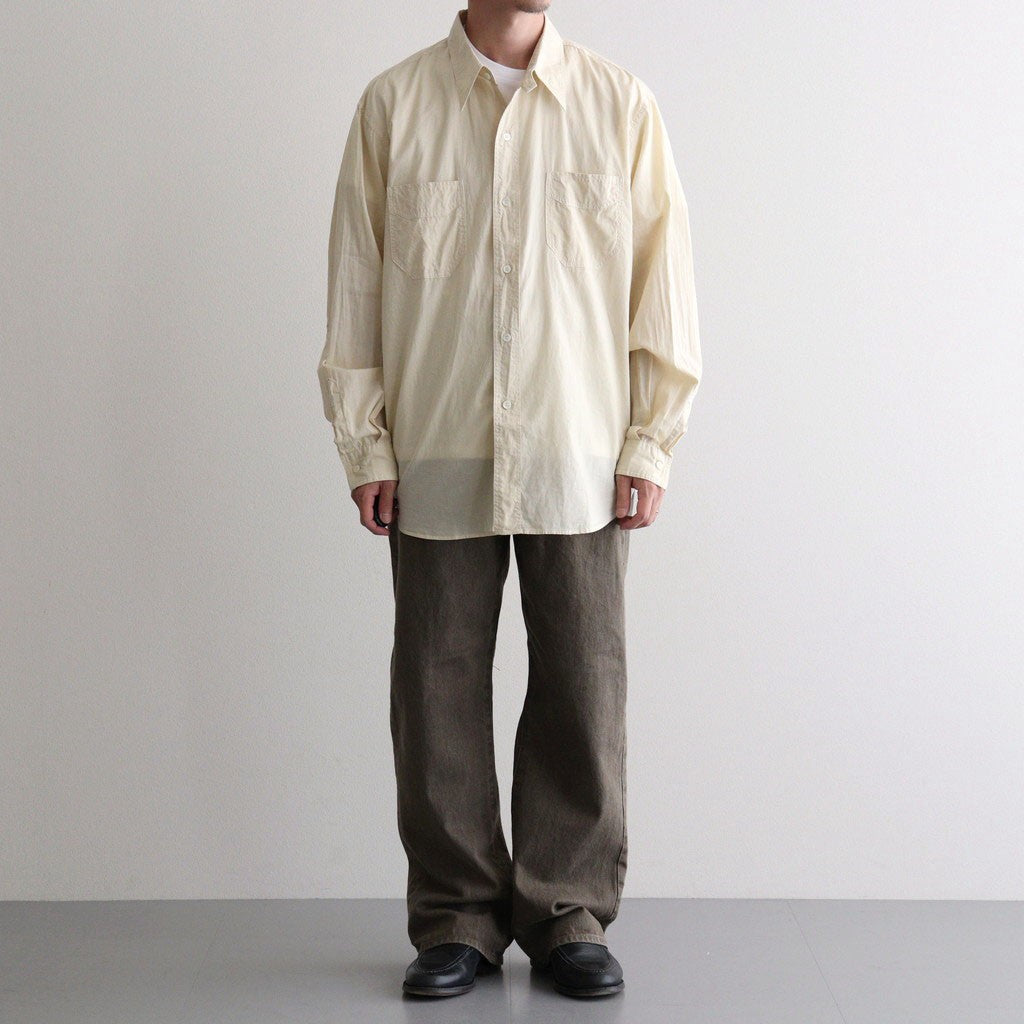 PURE STRAIGHT KHAKI DENIM #KHAKI [26W-BIS-PT05K]