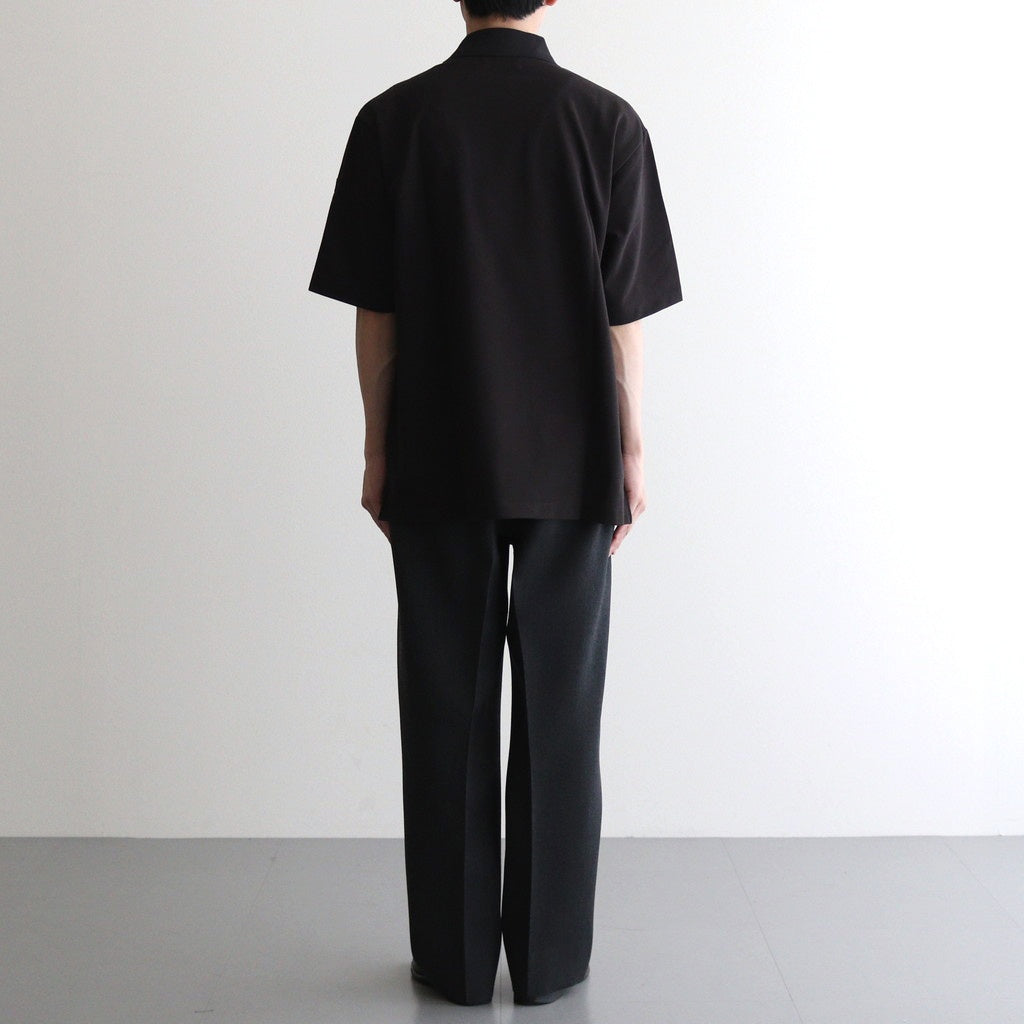 ONE BUTTON POLO S/S TEE #INK BLACK [M25A15CS02B]