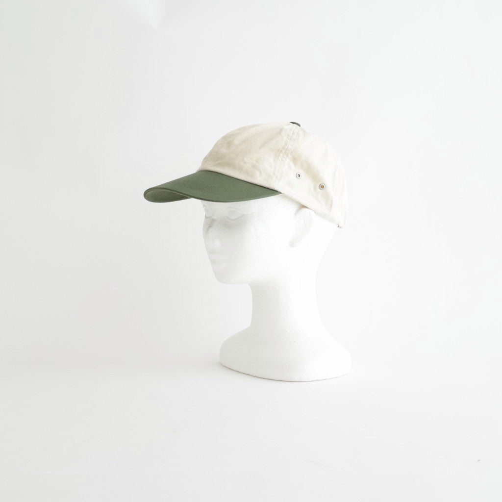 COMBINATION BILL CAP #IVORY×GREEN [PMAV-AC05]