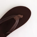 LEATHER BEACH SANDALS #BROWN [PMAT-SH02]