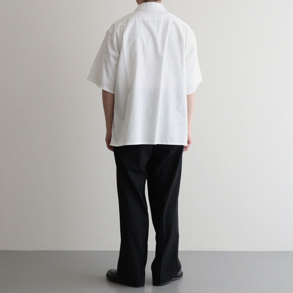 ORGANIC COTTON WASHER SATIN OPEN/C SH #WHITE [16551 50343]