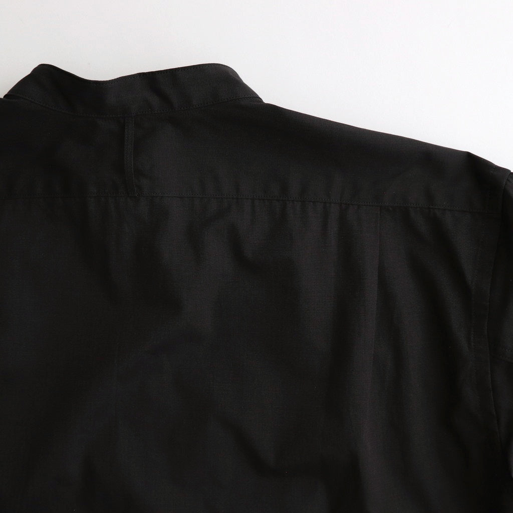 BAND COLLAR DRESS SHIRT #CHARCOAL [PM-LS02]