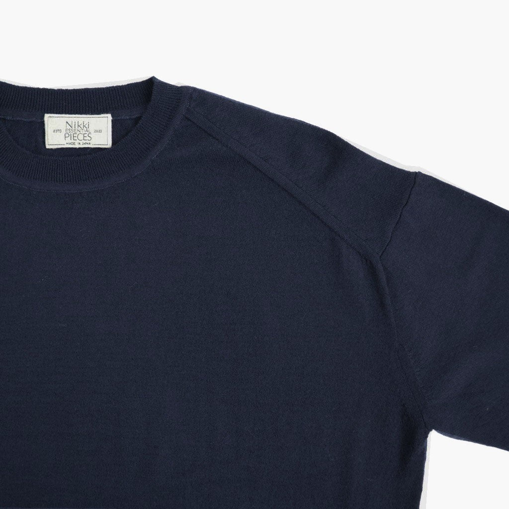 Wool Crewneck #NAVY [NEP-AW2626]