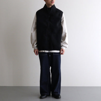 LEVEL3 Fleece Vest #Black [bROOTS24F13]