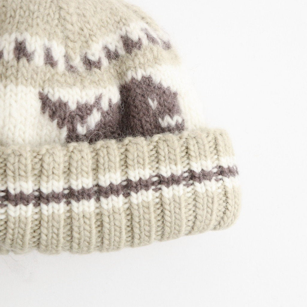 CANADIAN KNIT CAP - SNOWMAN #GRAY [Z01011]
