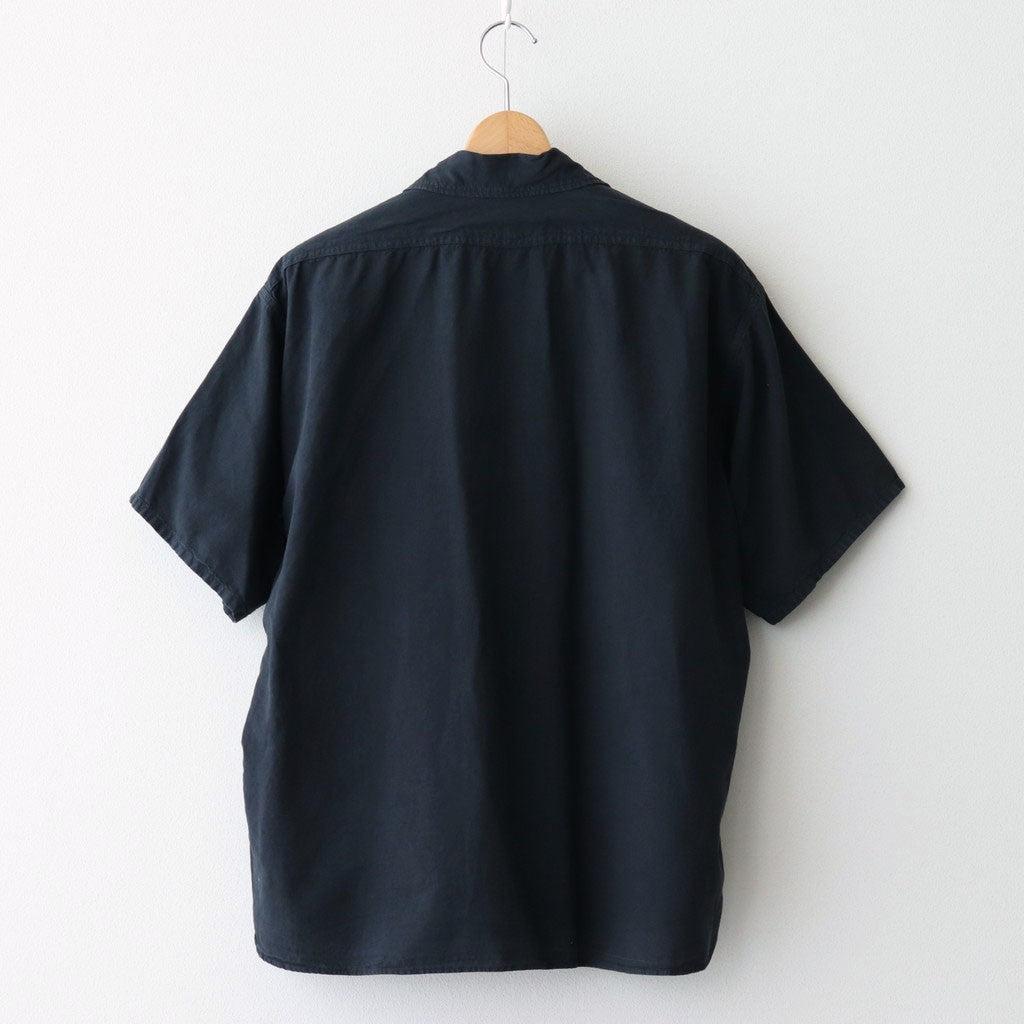 CAMP COLLAR MARINE SHIRTS #ONYX [251OJ-SH11]