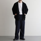 Co/Li Garter Stitch Cardigan #BLACK [NEP-SS2534M]