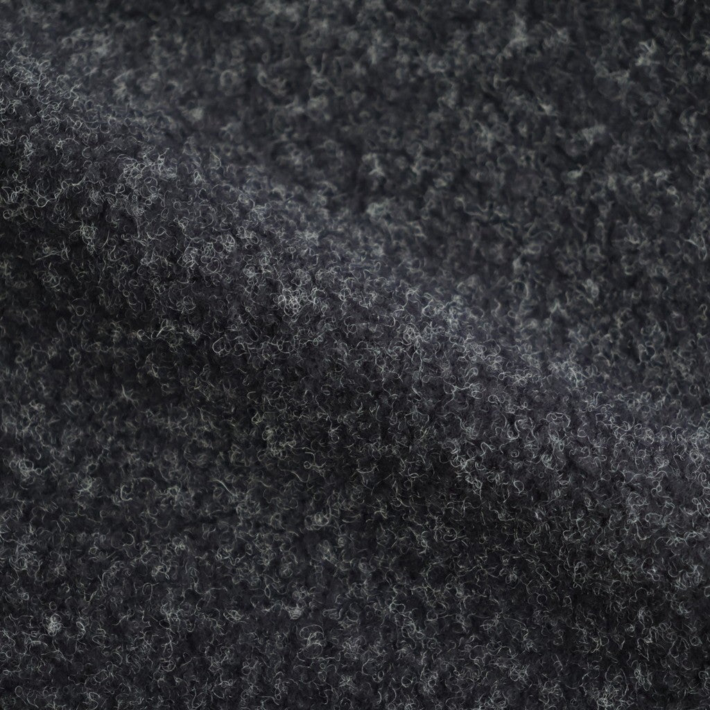 THERMAL FLEECE HALF ZIP TOP #CHARCOAL [SM62MC002]