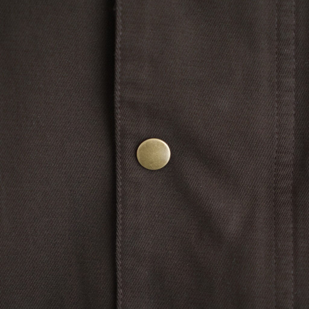 Cotton Chino UK STORM Jacket #Brown [6063-2502]