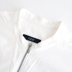 COTTON CUPRA HALF ZIP SH #030 WHITE [16861 50084]