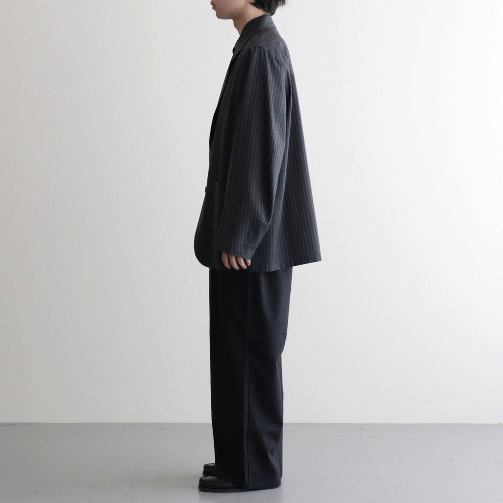 STROLL AROUND JACKET #GRAY STRIPE [M26A11JK01C]