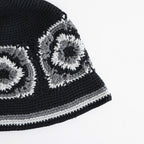CROCHET HAT - SUNBIRD #BLACK [X01001]