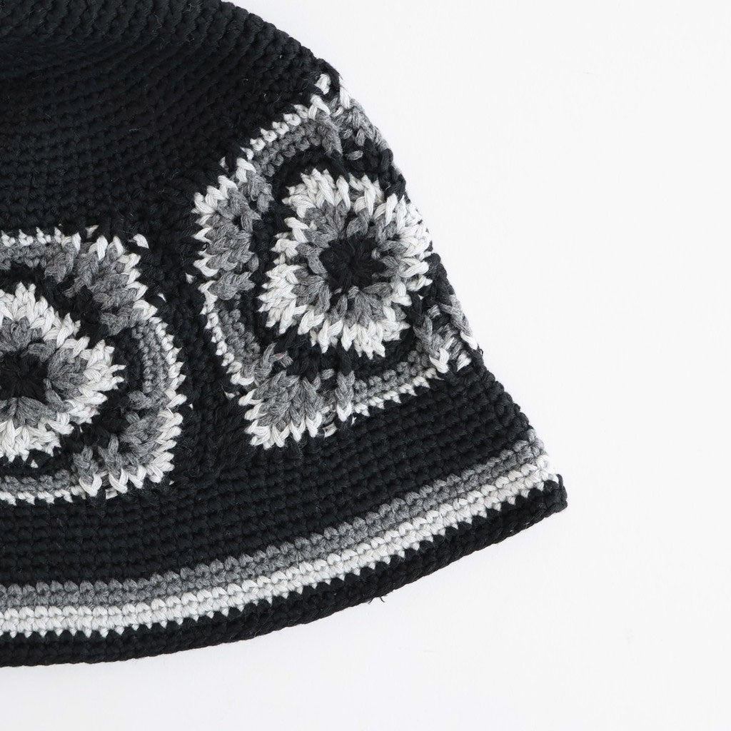 CROCHET HAT - SUNBIRD #BLACK [X01001]