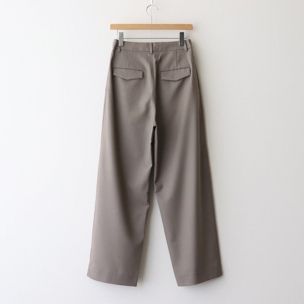 Wool Tuckless Tapered Trousers #BEIGE [NEP-SS2509W]